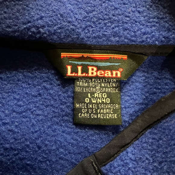 L. L.Bean Polartec Fleece Pullover Size L Vintage - Picture 4 of 6